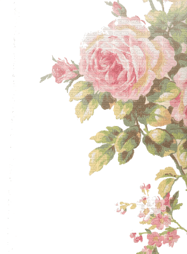 Vintage Rose - GIF animé gratuit