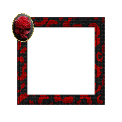 Small Black/Red Frame - Gratis geanimeerde GIF
