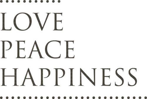 Love peace happiness ❤️ elizamio - δωρεάν png
