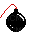 Bombe - Bezmaksas animēts GIF