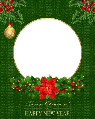 Noël.Cadre.Frame.Christmas.green.Victoriabea - 無料png