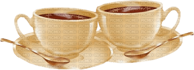 coffee cups-deco-minou52 - nemokama png