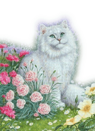 Rena white Cat Katze Animal Tier - gratis png