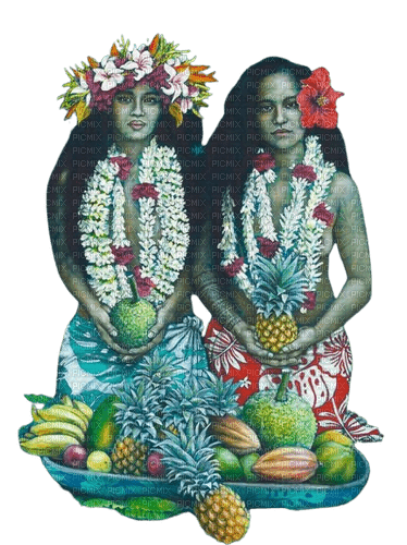 loly33 femme tahitienne  tropical - ingyenes png