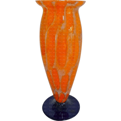 Kaz_Creations Deco Vase Orange - PNG gratuit