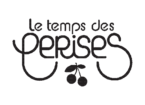 Le Temps Des Cerises Text - Bogusia - Animovaný GIF zadarmo