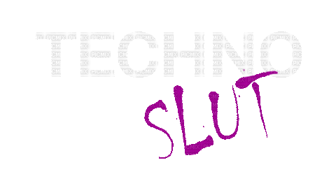 techno-slut - Besplatni animirani GIF