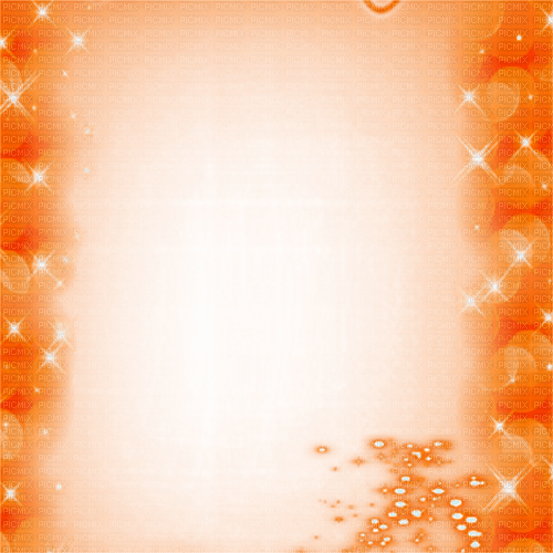 Frame.Circles.Sparkles.Orange - ücretsiz png