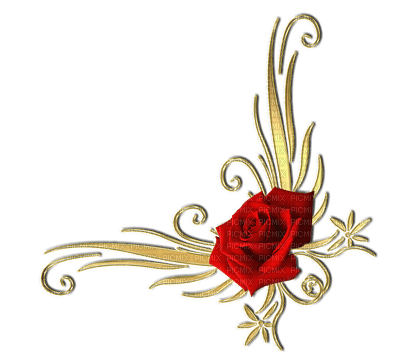 bordura Melly ruža - ingyenes png