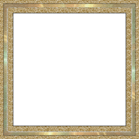 Gold glitter frame gif - Zdarma animovaný GIF