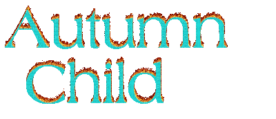 Kaz_Creations Animated Text Autumn Child Colours - Gratis geanimeerde GIF