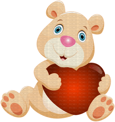 Kaz_Creations Valentine Deco Love Cute Teddy Bear - Free PNG