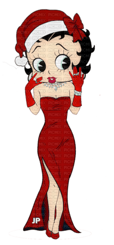 Betty Boop Christmas - 免费PNG