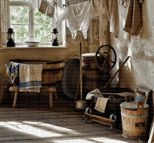 Rena Waschküche Vintage - 無料png