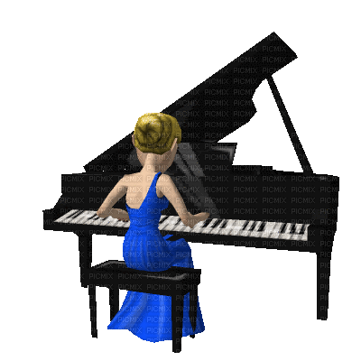 PIANO - Бесплатный анимированный гифка