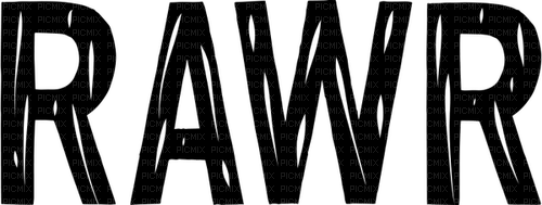 rawr - PNG gratuit