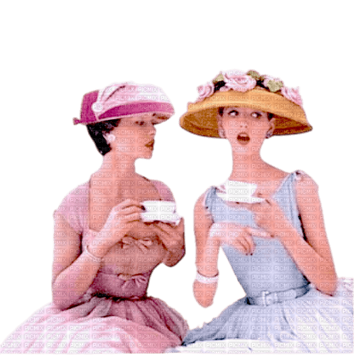 Ladies coffee time - Free PNG