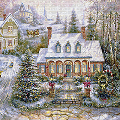 fondo christmas  house dubravka4 - δωρεάν png