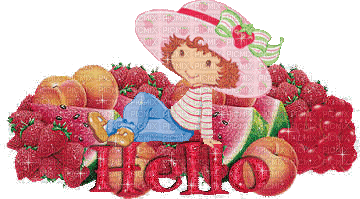 charlotte aux fraises - GIF animé gratuit