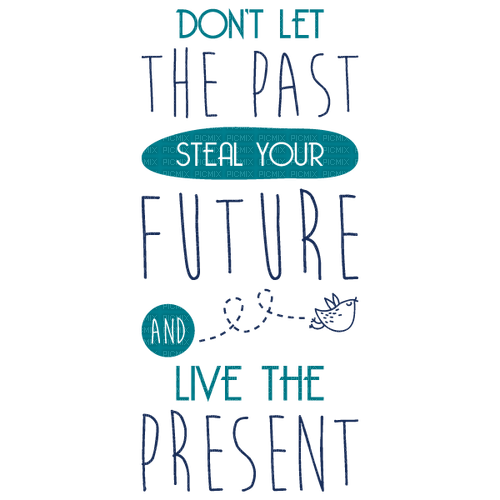 Text.Quote."Live the Present".Victoriabea - PNG gratuit