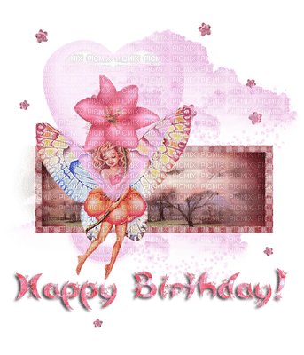Kaz_Creations Deco Fairy Happy Birthday - 免费PNG