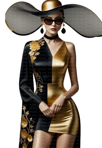 Mujer elegante- Rubicat - png gratis