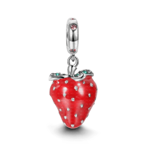 Strawberry Jewerly Text Silver Diamond - Bogusia - gratis png