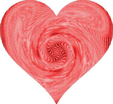 pink red heart spiral - GIF animado grátis