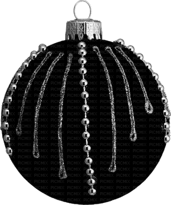 black-ball-new year-christmas-deco-minou52 - png grátis