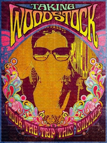 Retro Woodstock - zdarma png
