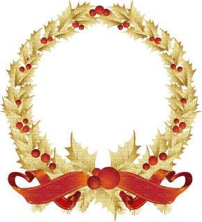 coroa de natal-l - PNG gratuit
