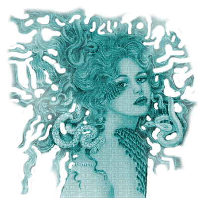Y.A.M._Fantasy mermaid blue - PNG gratuit