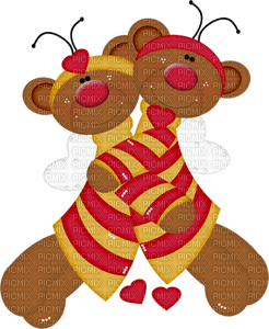 Kaz_Creations Valentine Deco Love Cute Teddy Bear - 免费PNG