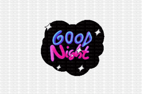 buona notte - Animovaný GIF zadarmo