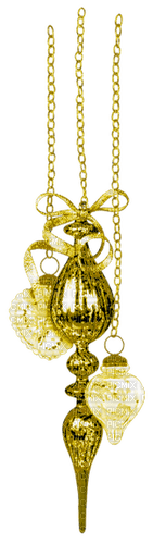 Ornaments.Gold - Free PNG