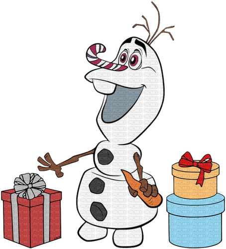 Frozen Christmas Olaf - nemokama png
