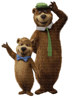 yogi bear and boo boo - 免费PNG