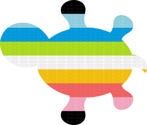 Queer turtle - PNG gratuit