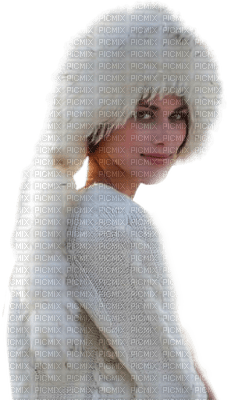 femme hiver white winter woman - png gratis