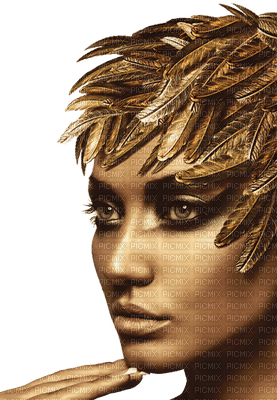 Woman Gold Leaf  - Bogusia - Free PNG