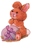 Lapin de Pâques - Nemokamas animacinis gif