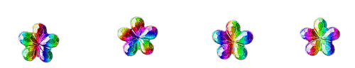Flowers.Rainbow - 免费PNG