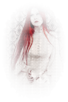 Gothique redhead - zdarma png