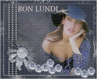 bon lundi - Бесплатный анимированный гифка