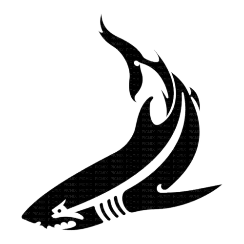 shark tattoo by nataliplus - Free PNG