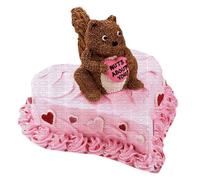 cake kuchen torte tarte gâteau   tube deco valentine text love heart coeur herz Valentin Valentinstag pink - 免费PNG