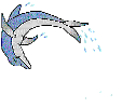 Delfin - Animovaný GIF zadarmo