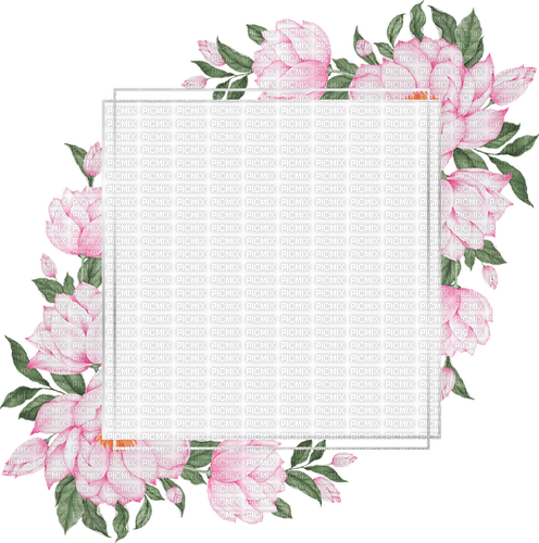 Frame Flowers - Free PNG