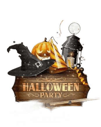 Halloween Party - PNG gratuit