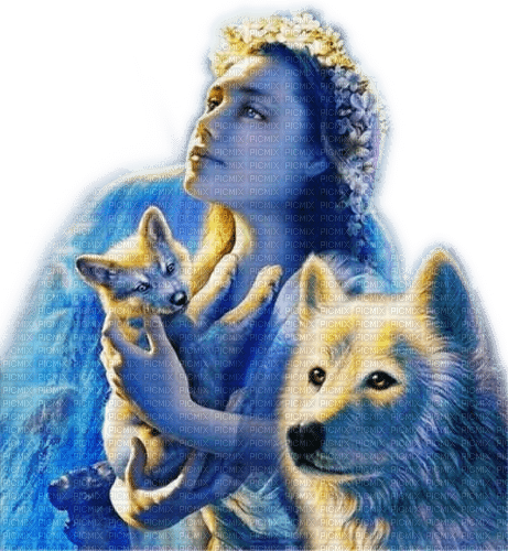 Rena blue Fairy Wölfe Fee - 無料png